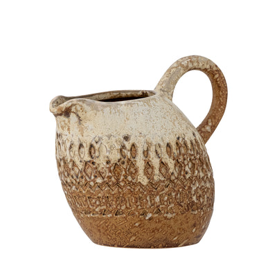 Risa Jug, Brown, Stoneware