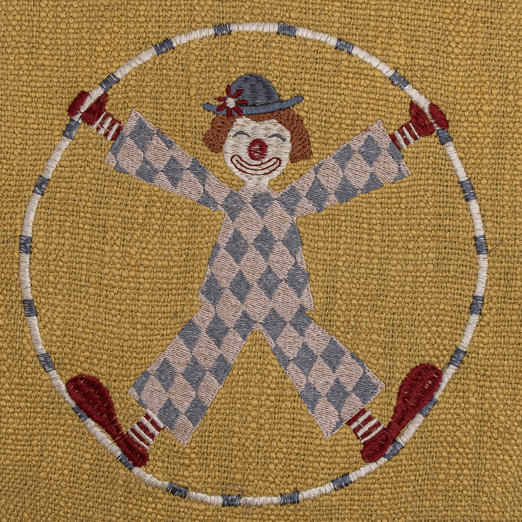 Seamus Cushion, Yellow, Cotton