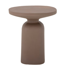 Cargar imagen en el visor de la galería, Millan Side Table, Brown, Aluminum