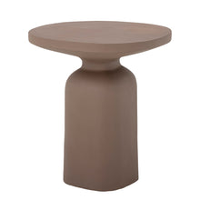 Cargar imagen en el visor de la galería, Millan Side Table, Brown, Aluminum