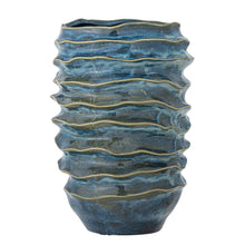 Load image into Gallery viewer, Arturo Vase, Blue, Stoneware