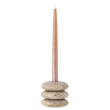 Madisson Votive & Candle Holder, Brown, Marble