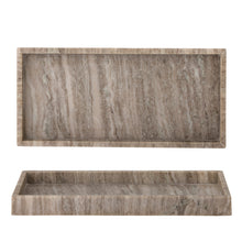 Load image into Gallery viewer, Majsa Tray, Brown, Marble