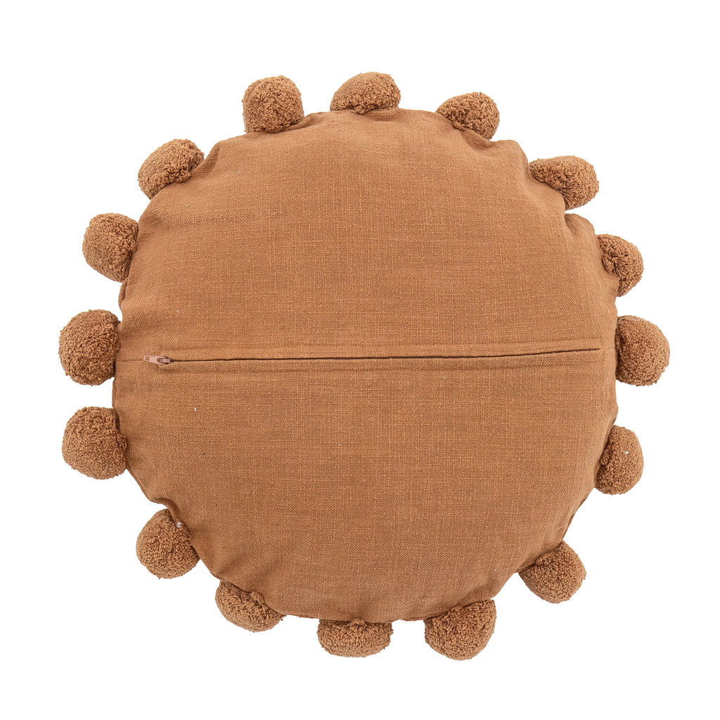 Isobell Cushion, Brown, Cotton