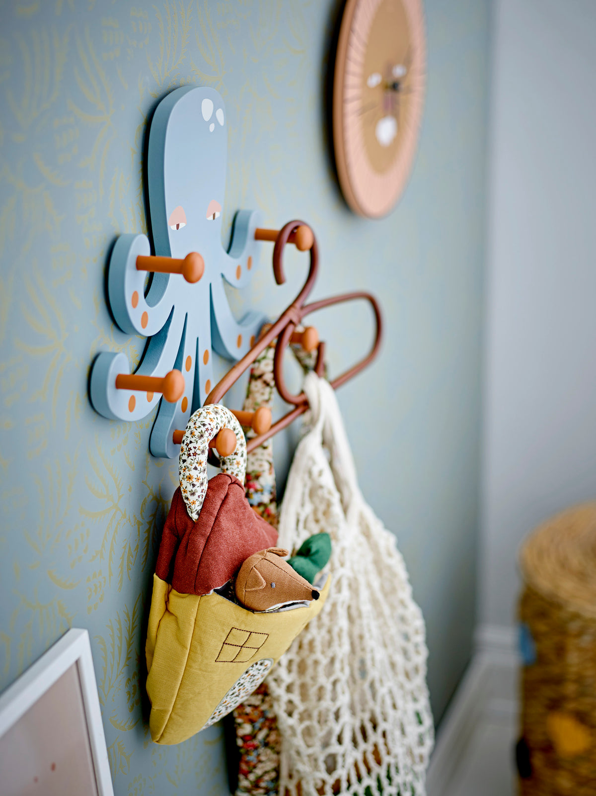 Coat Rack, Blue, Lotus