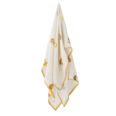 Agnes Blanket, White, Cotton