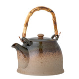 Aura Teapot w/Teastrainer, Green, Porcelain