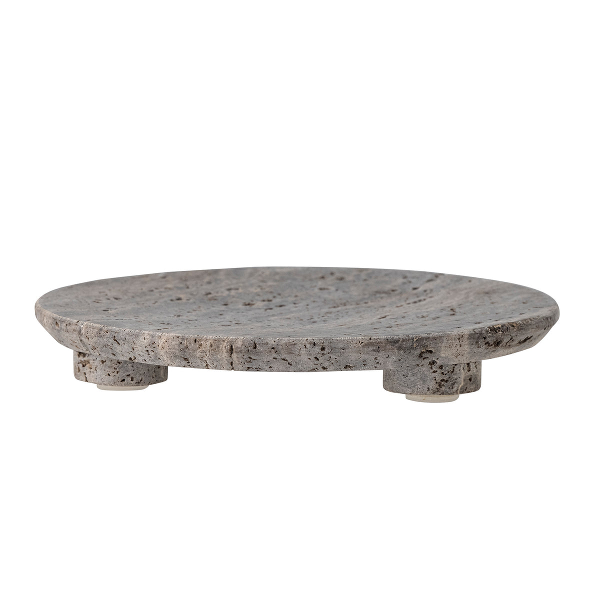 Margaret Tray, Grey, Travertine