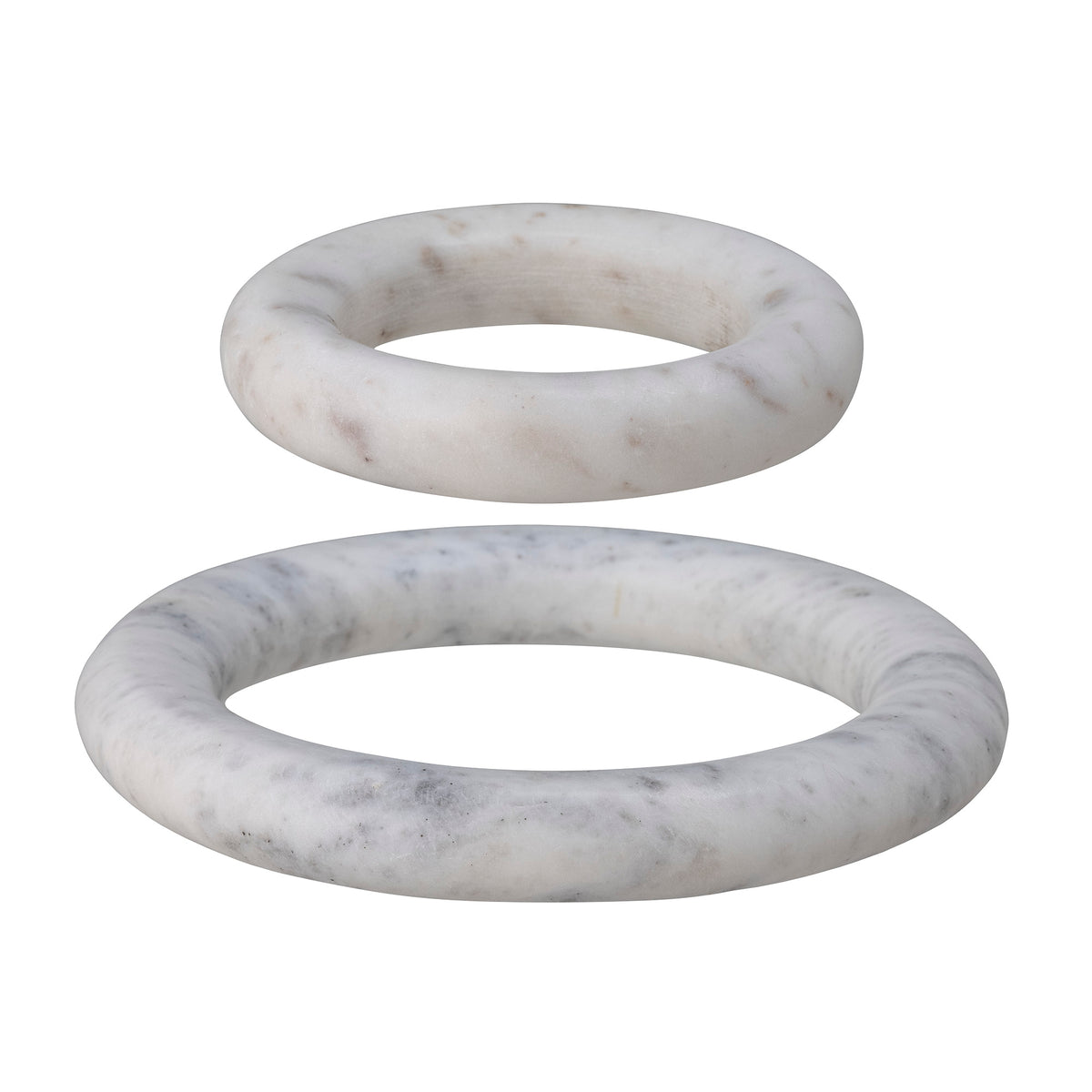 Finola Trivet, White, Marble
