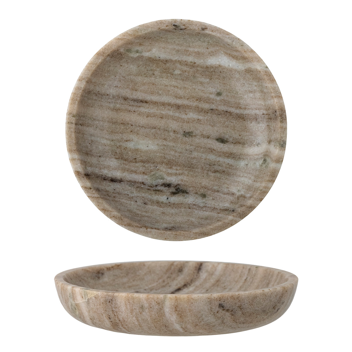 Addie Tray, Grey, Marble