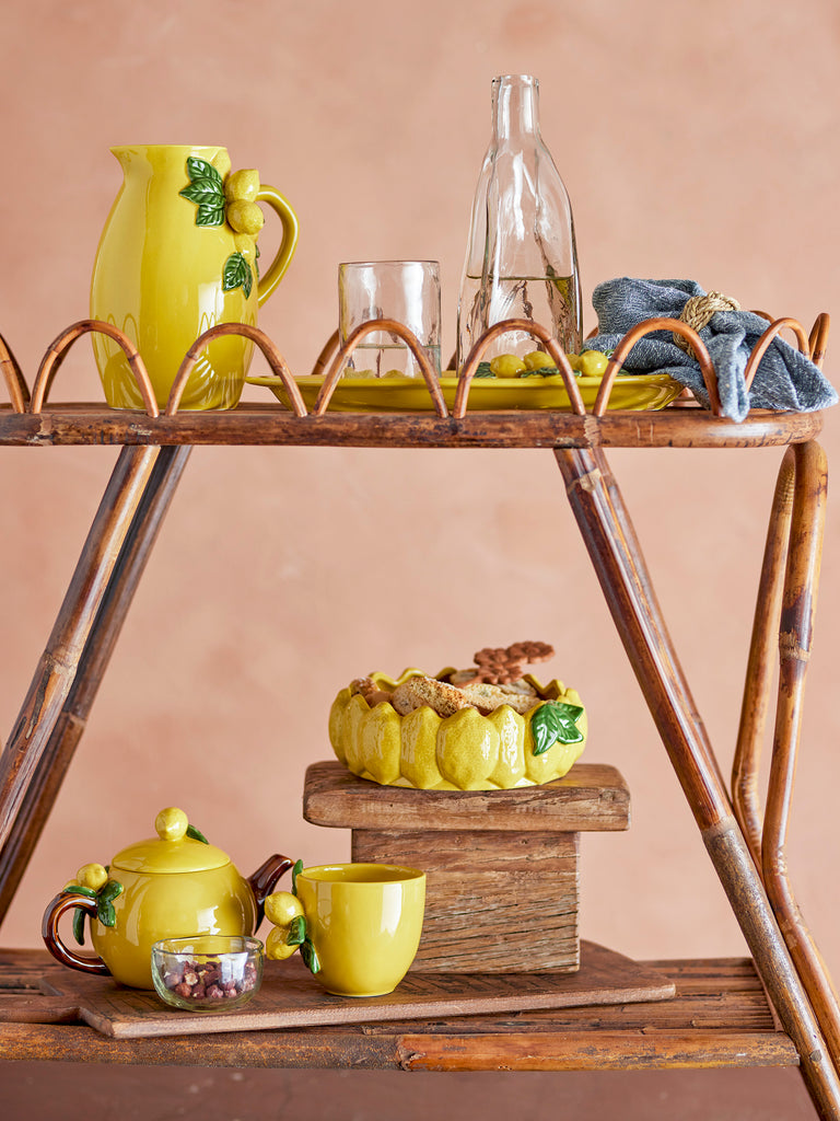 Limone Teapot, Yellow, Stoneware