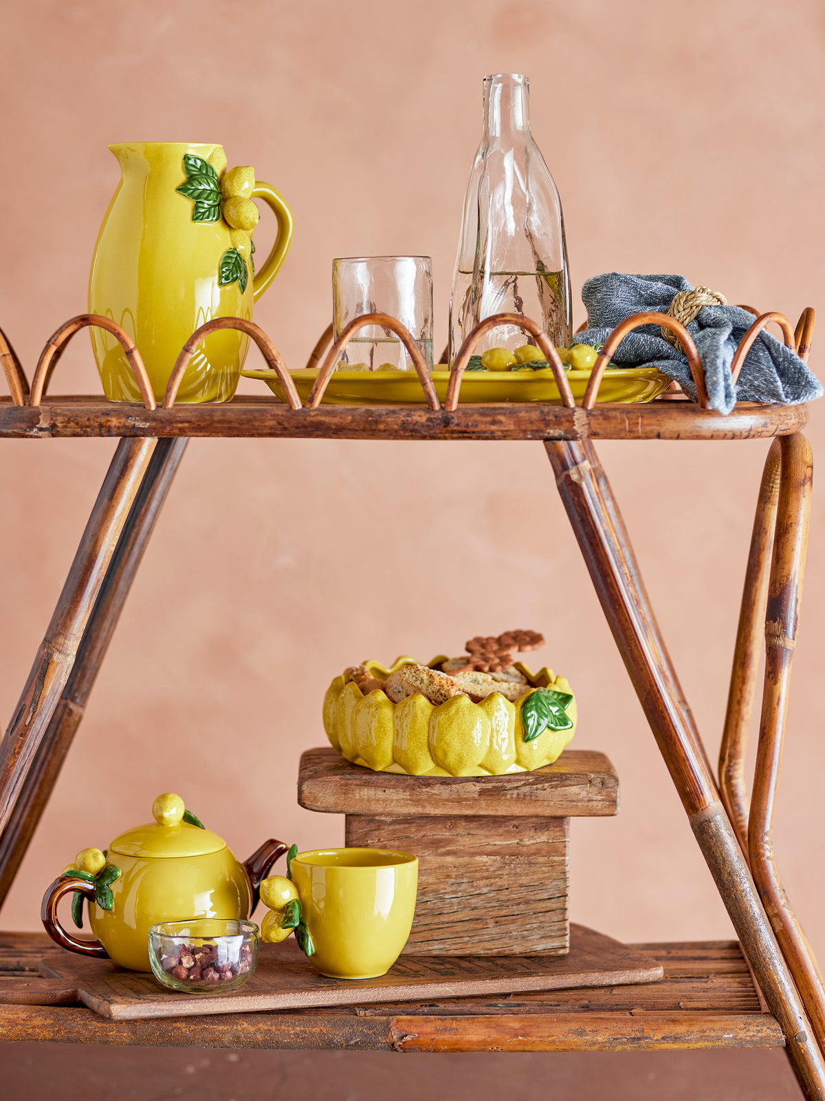 Limone Jug, Yellow, Stoneware