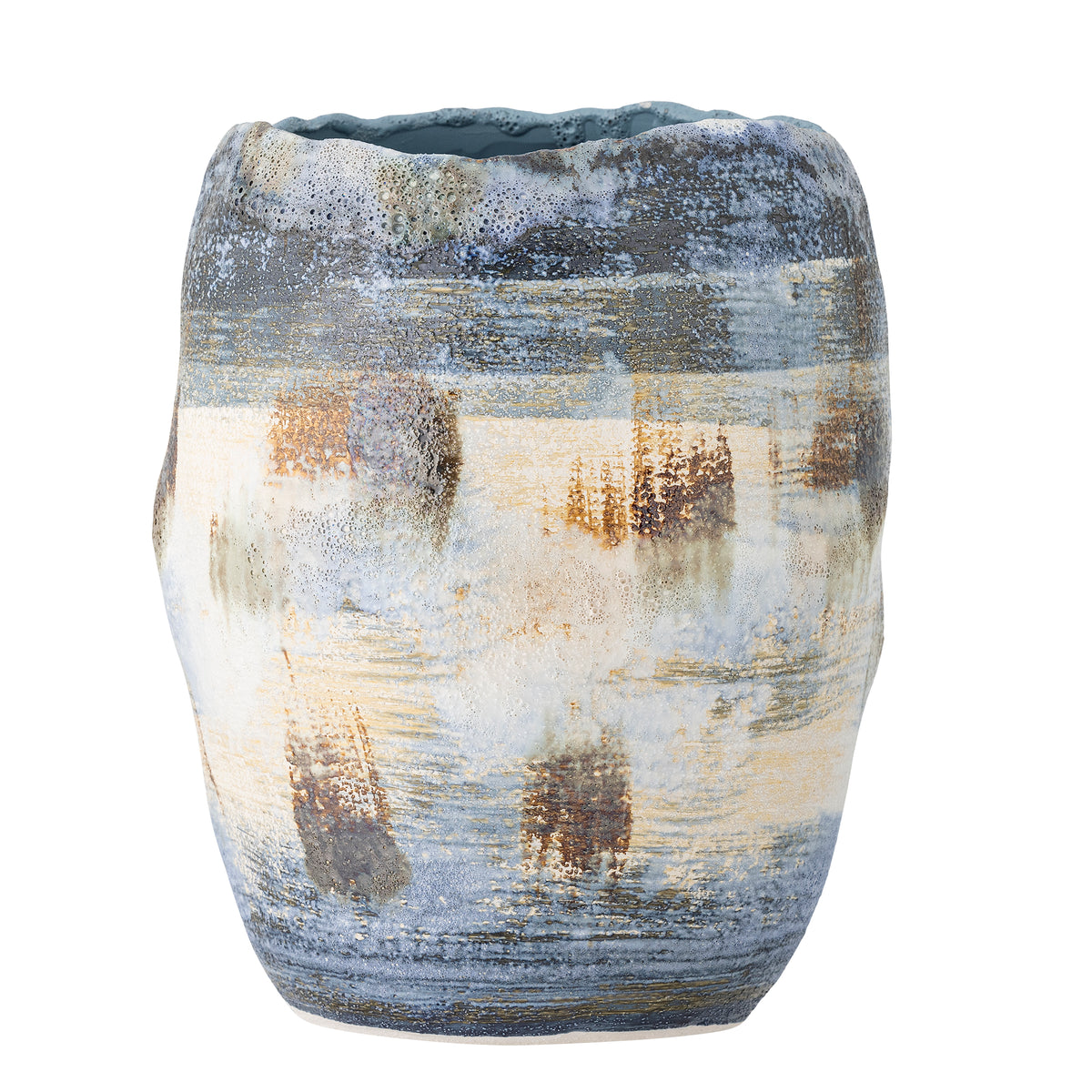 Nienna Vase, Blue, Stoneware