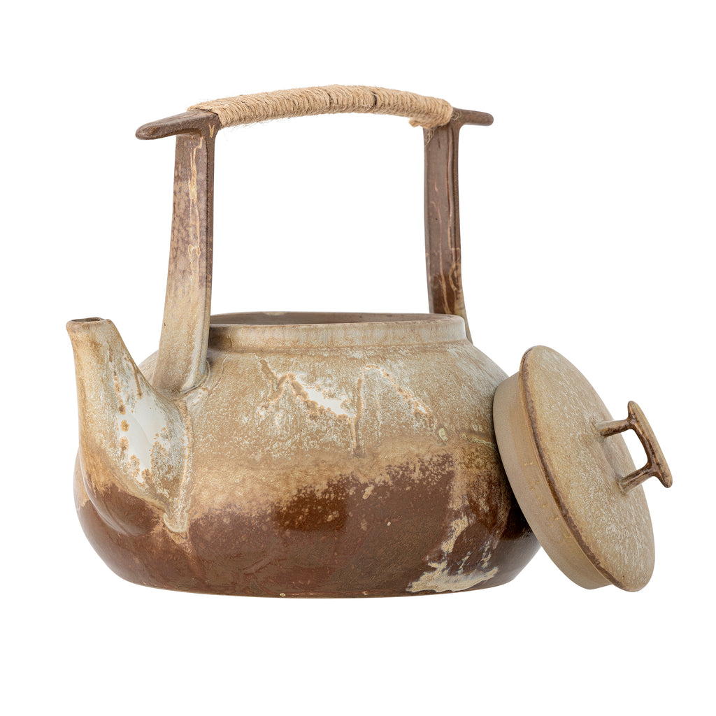 Ikigai Teapot, Brown, Stoneware