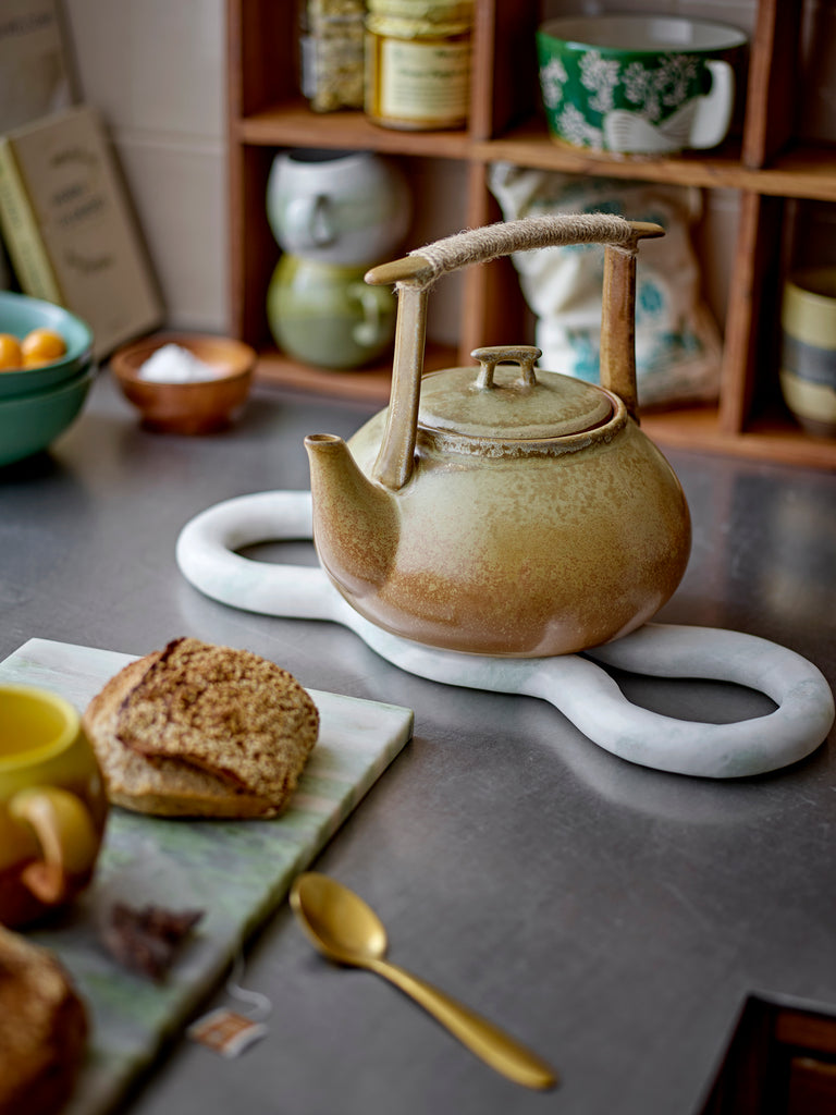 Ikigai Teapot, Brown, Stoneware