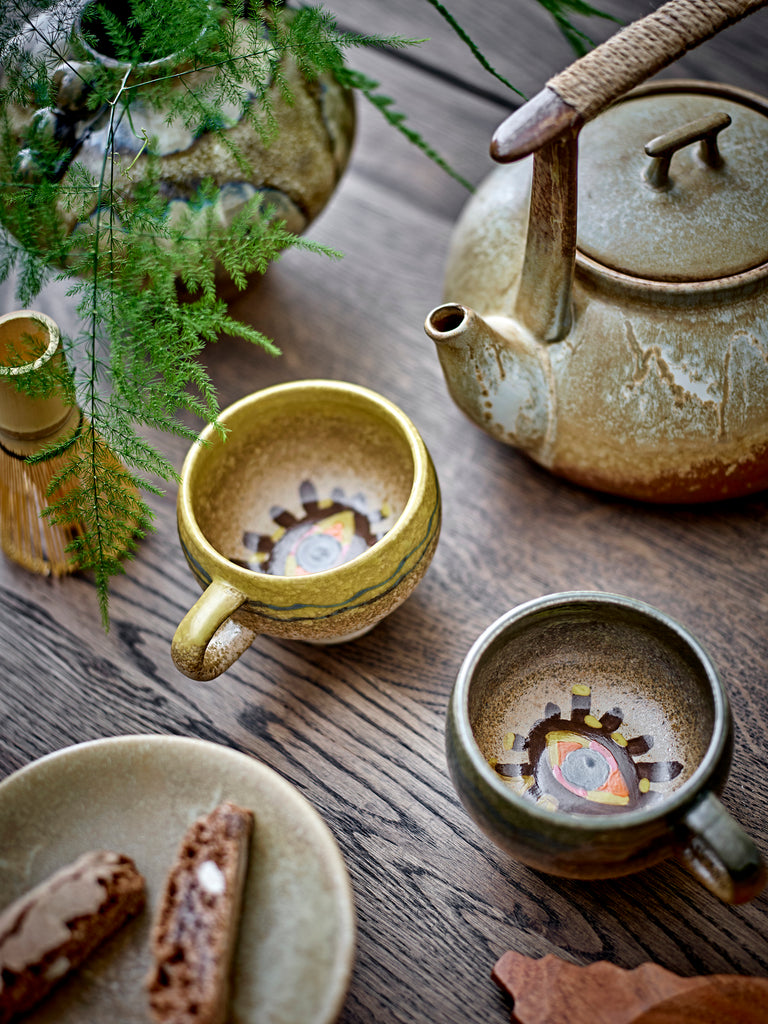 Ikigai Teapot, Brown, Stoneware