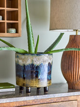 Carica l&#39;immagine nel visualizzatore di Gallery, Imoa Flowerpot, Blue, Stoneware