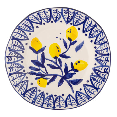 Maxima Plate, Blue, Stoneware
