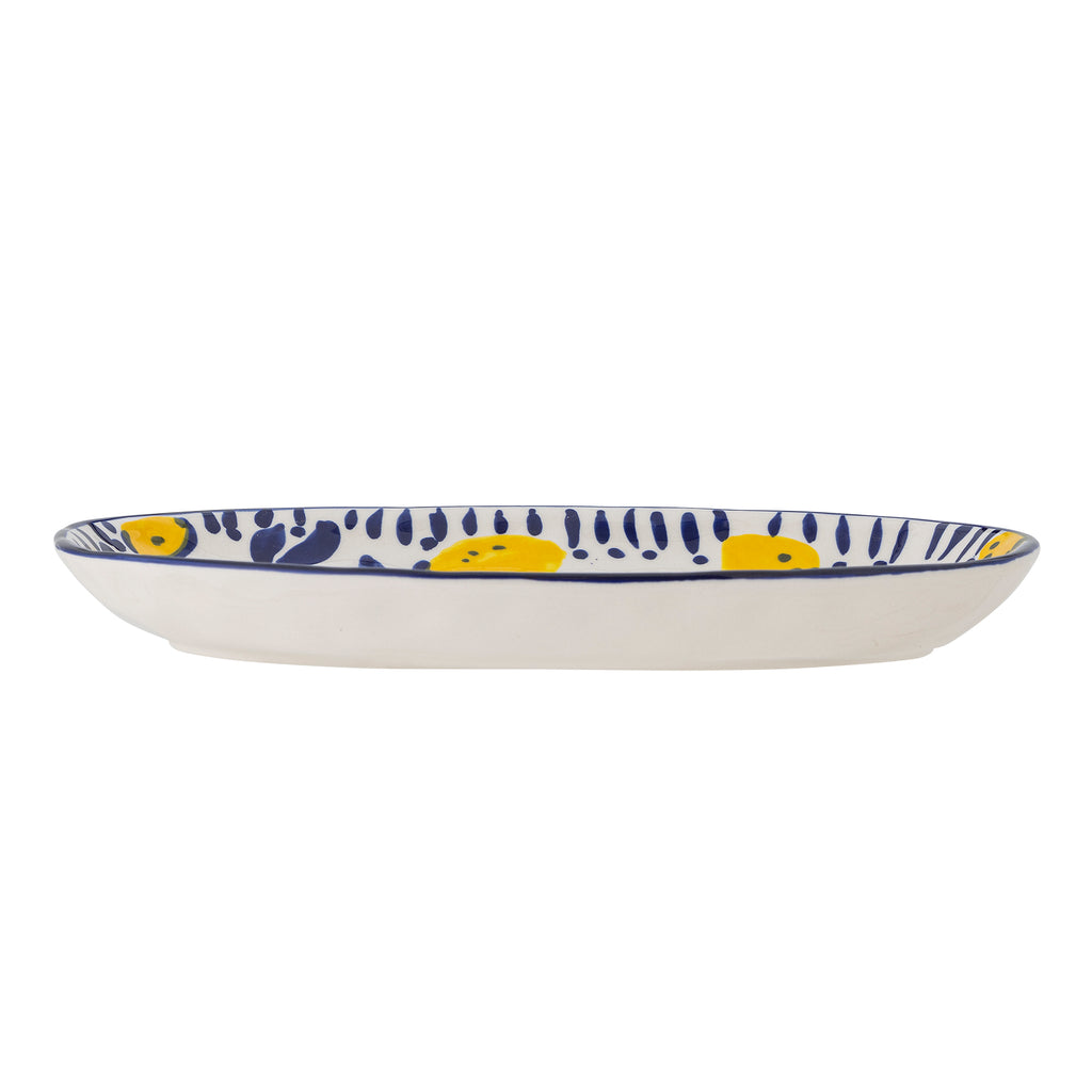 Maxima Serving Plate, Blue, Stoneware