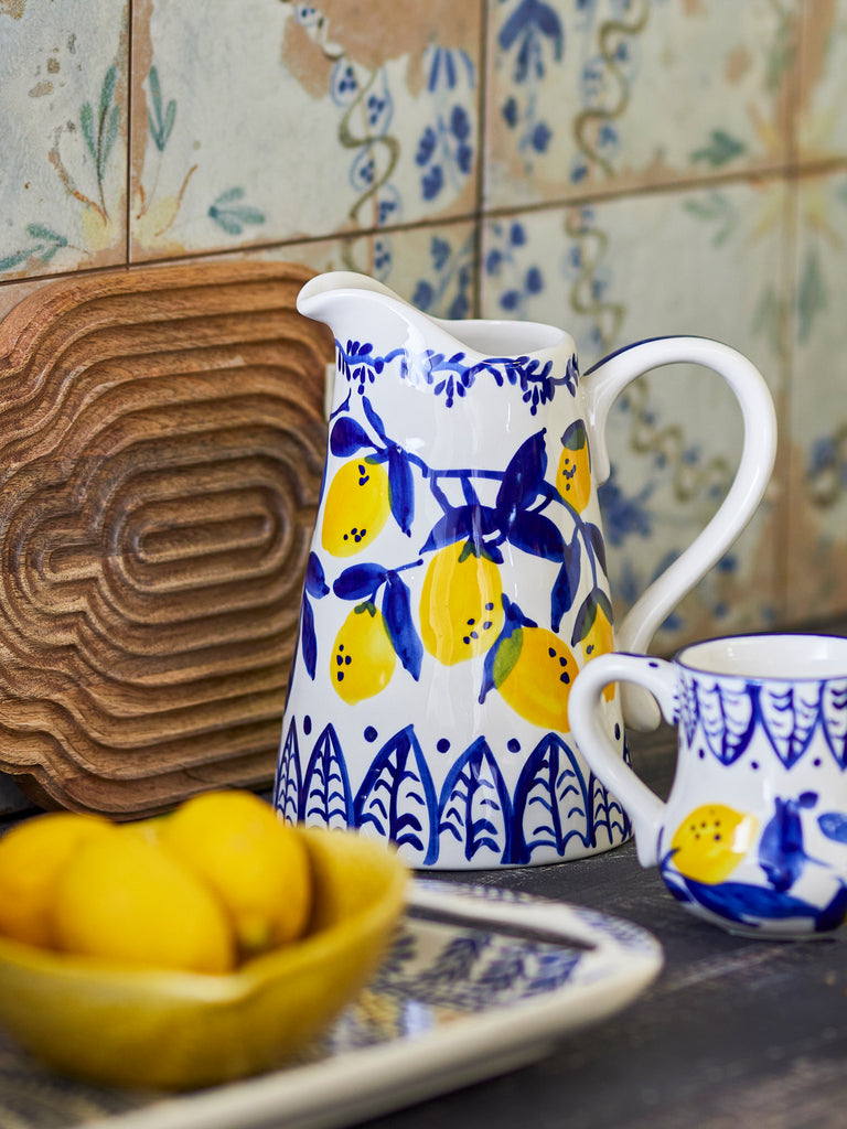 Maxima Jug, Blue, Stoneware