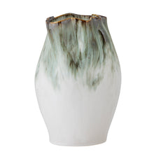 Load image into Gallery viewer, Nisha Vase, Green, Stoneware