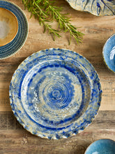 Load image into Gallery viewer, Rowan Serving Plate, Blue, Stoneware
