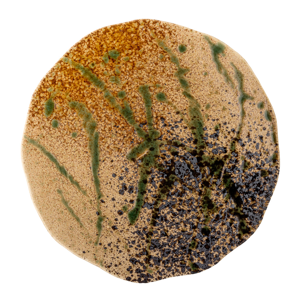 Larken Plate, Multi, Stoneware