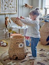 Load image into Gallery viewer, Timone Basket w/Lid, Nature, Water Hyacinth