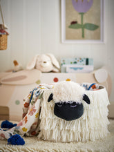 Load image into Gallery viewer, Dolly Basket, White, Polyester