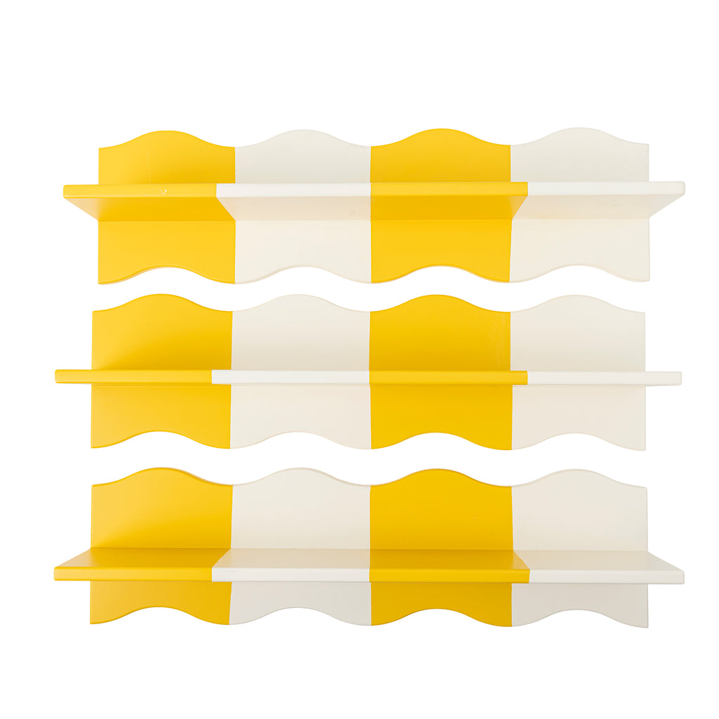 Bubbi Shelf, Yellow, MDF