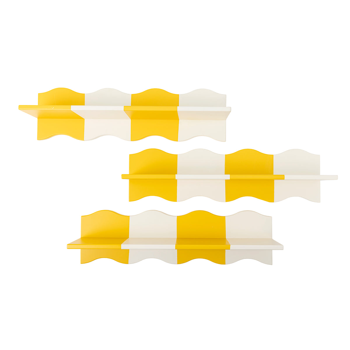 Bubbi Shelf, Yellow, MDF