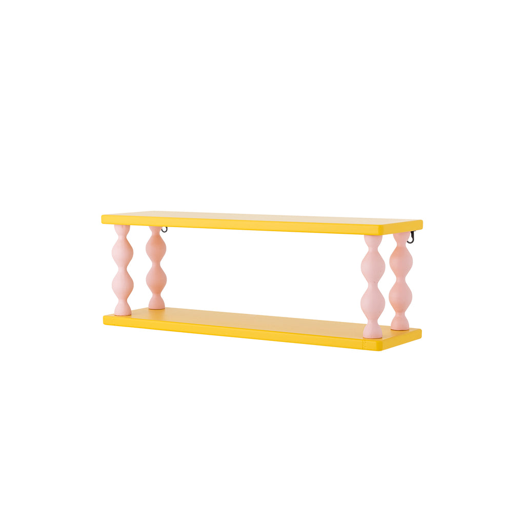 Bibiola Shelf, Yellow, MDF