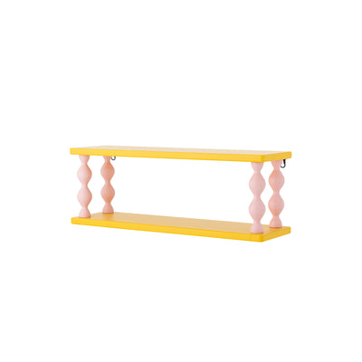 Bibiola Shelf, Yellow, MDF