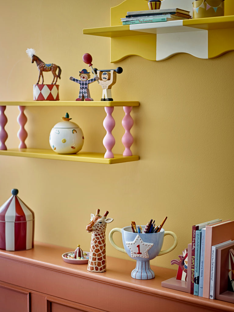 Bibiola Shelf, Yellow, MDF