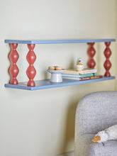 Laden Sie das Bild in den Galerie-Viewer, Bibiola Shelf, Blue, MDF