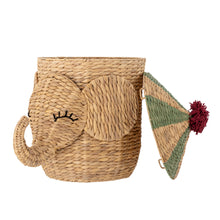 Laden Sie das Bild in den Galerie-Viewer, Bobo Basket w/Lid, Nature, Water Hyacinth