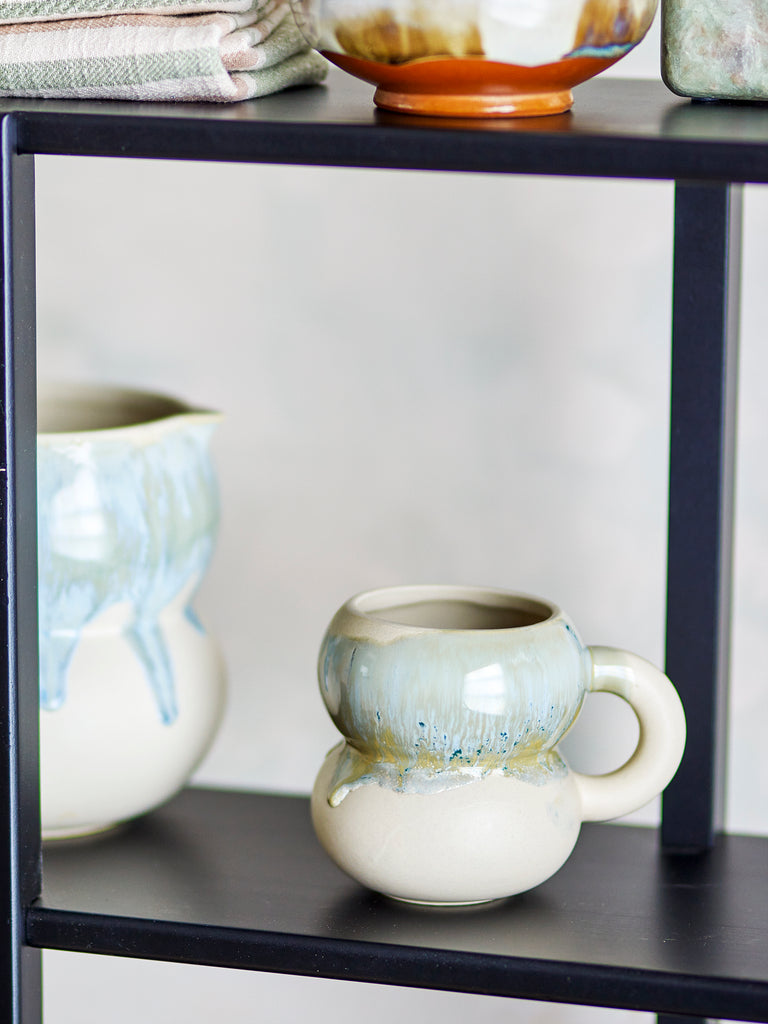 Luna Mug, Blue, Stoneware