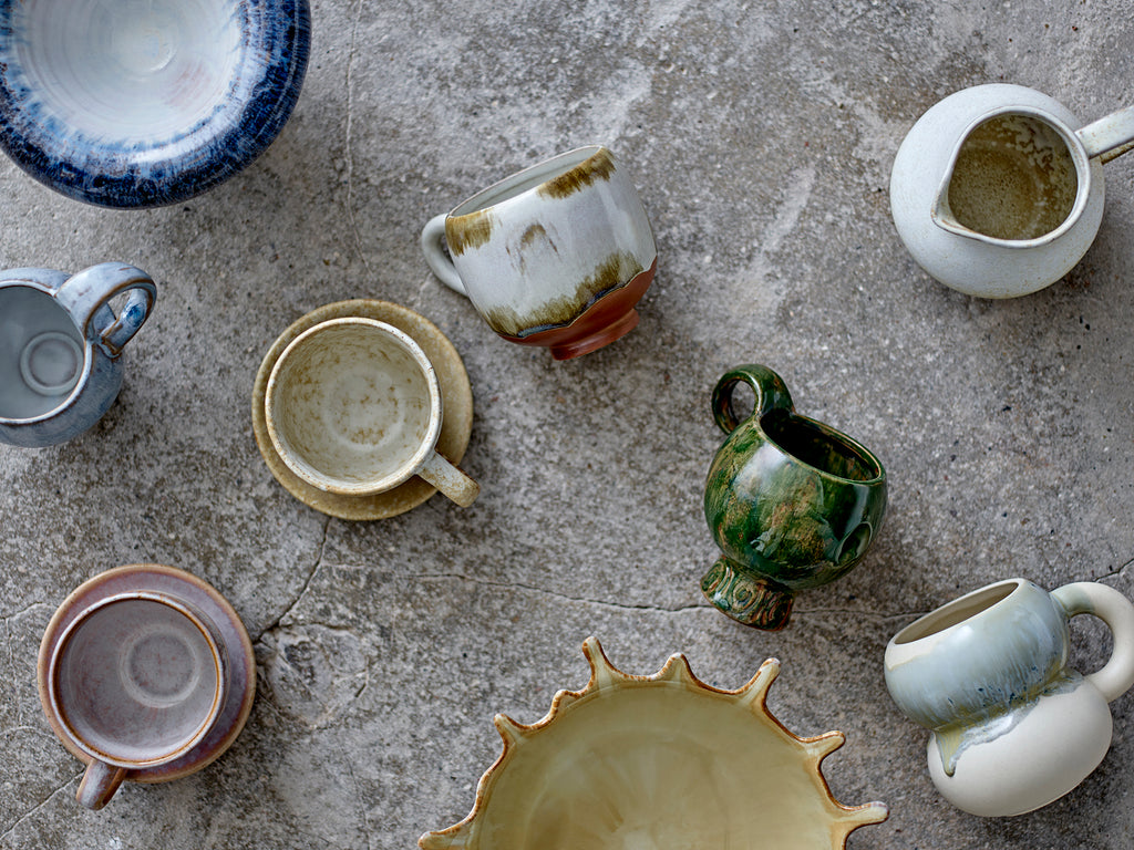 Luna Mug, Blue, Stoneware