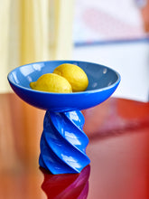 Cargar imagen en el visor de la galería, Riley Pedestal Bowl, Blue, Stoneware