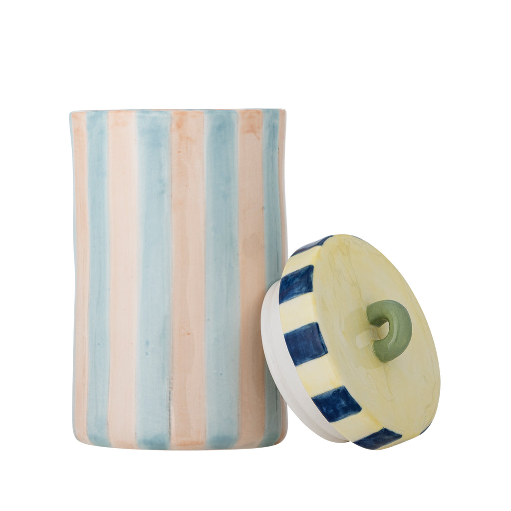 Phoenix Jar w/Lid, Multi, Stoneware