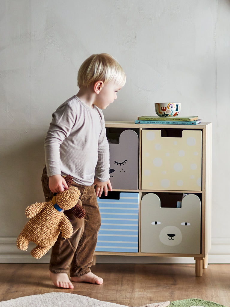 Calle Bookcase w/Drawers, Multi, Paulownia