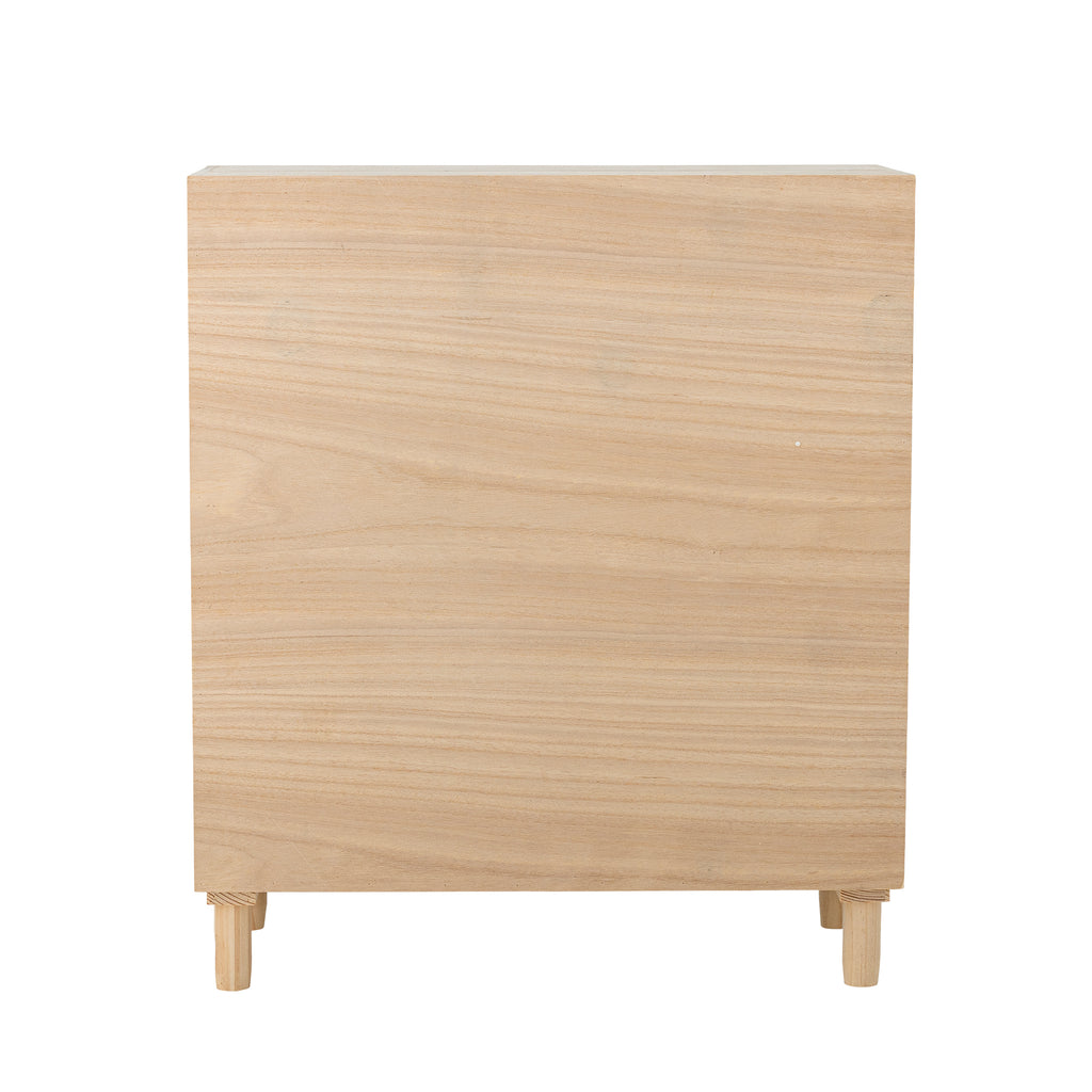 Calle Bookcase w/Drawers, Multi, Paulownia