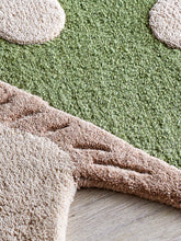 Laden Sie das Bild in den Galerie-Viewer, Mushroom Rug, Green, Wool