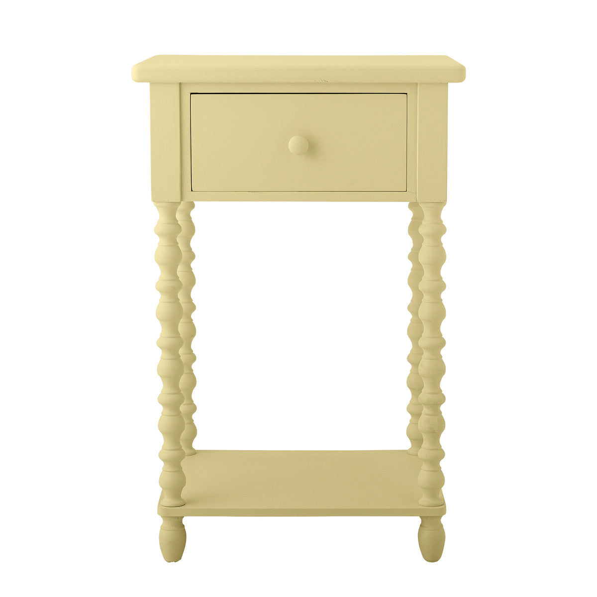 Salino Side Table, Yellow, Pine
