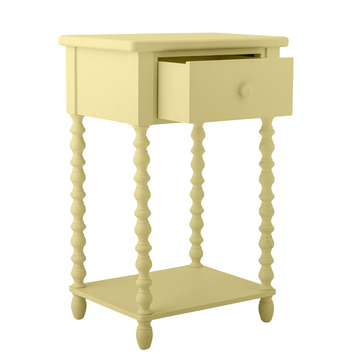 Salino Side Table, Yellow, Pine