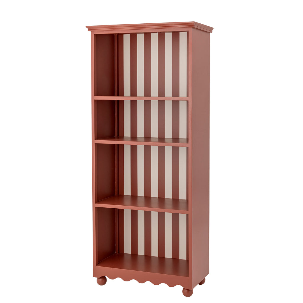 Sasha Bookcase, Red, MDF