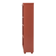 Laden Sie das Bild in den Galerie-Viewer, Sasha Bookcase, Red, MDF