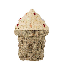 Carica l'immagine nel visualizzatore di Gallery, Cillie Basket w/Lid, Nature, Seagrass