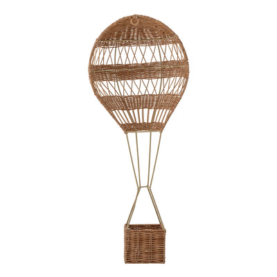 Huggi Wall Basket, Nature, Rattan