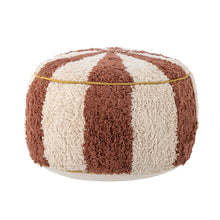 Load image into Gallery viewer, Pouf, Brown, Cotton